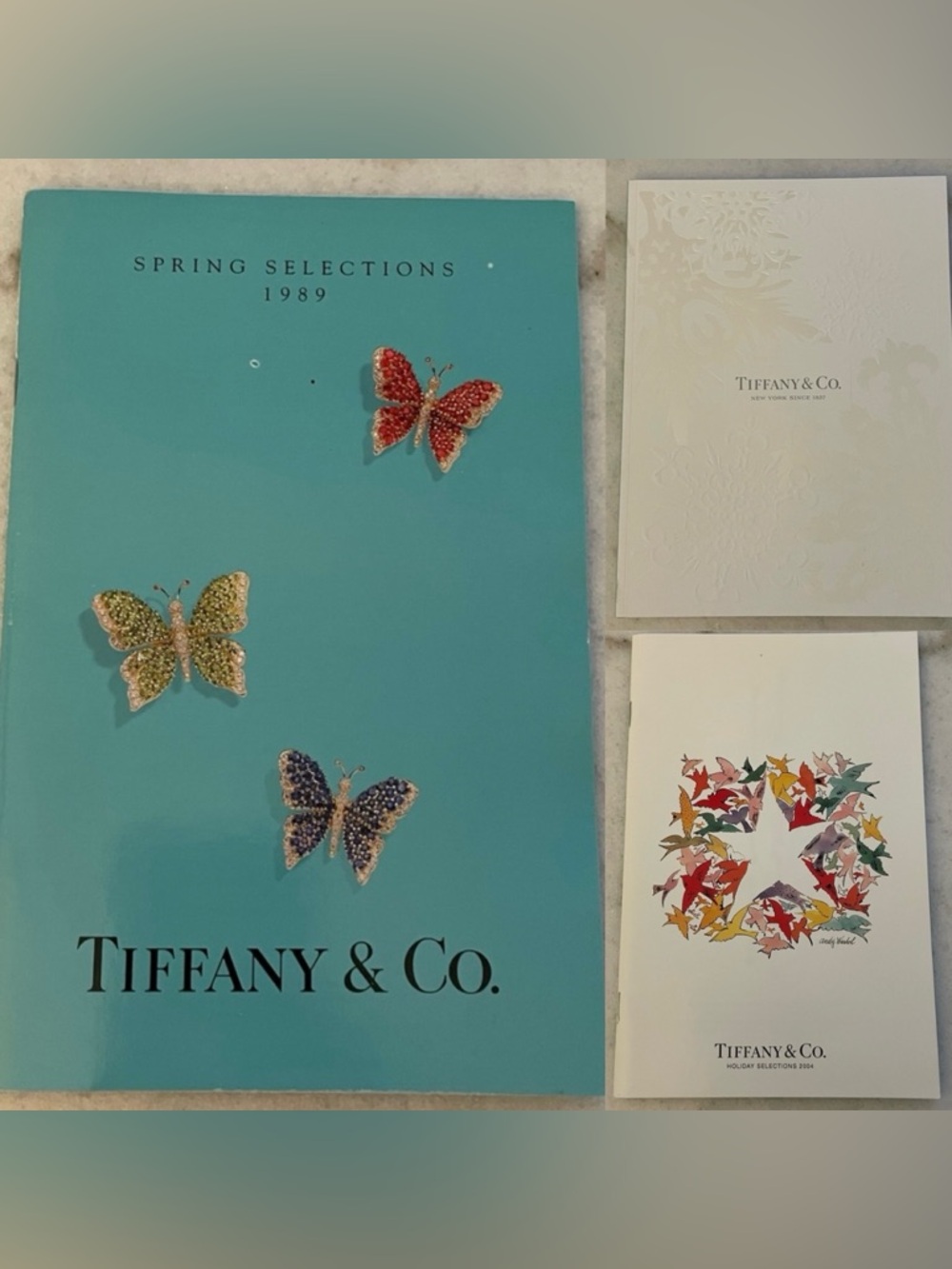 Tiffany & Co. Bundle of 3 catalogues brochures vintage